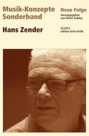 Cover von Hans Zender