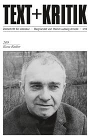 Cover von TEXT+KRITIK 209: Kuno Raeber