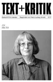 Cover von TEXT + KRITIK 214 - Elke Erb
