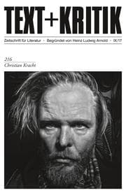 Cover von TEXT+KRITIK 216 - Christian Kracht