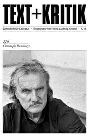 Cover von Christoph Ransmayr