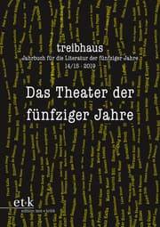 Cover von Das Theater der fünfziger Jahre