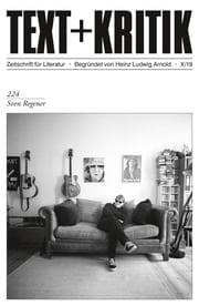 Cover von TEXT + KRITIK 224 - Sven Regener