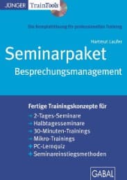 Cover von Seminarpaket Besprechungsmanagement