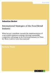 Cover von International Strategies of the Food Retail Industry