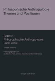 Cover von Philosophische Anthropologie und Politik