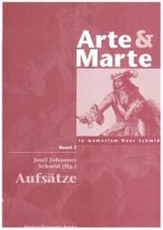 Cover von Arte & Marte. In Memorian Hans Schmidt - Eine Gedächtnisschrift seines Schülerkreises / Aufsätze