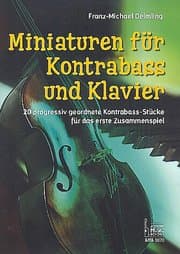 Cover von Miniaturen für Kontrabass und Klavier