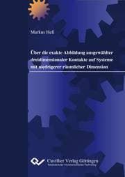 Cover von Über die exakte Abbildung ausgewählter dreidimensionaler Kontakte auf Systeme mit niedrigerer räumlicher Dimension