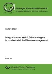 Cover von Integration von Web 2.0-Technologien in das betriebliche Wissensmanagment