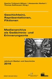 Cover von Geschichte(n), Repräsentationen, Fiktionen