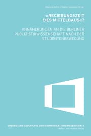 Cover von 'Regierungszeit des Mittelbaus'?