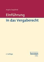 Cover von Einführung in das Vergaberecht