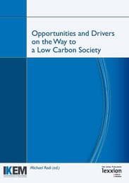 Cover von Opportunities and Drivers on the Way to a Low Carbon Society