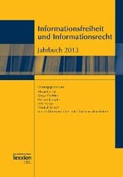 Cover von Informationsfreiheit und Informationsrecht