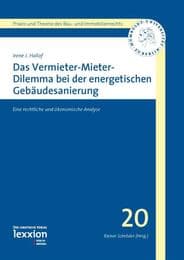 Cover von Das Vermieter-Mieter-Dilemma bei der energetischen Gebäudesanierung