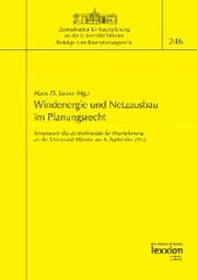 Cover von Windenergie und Netzausbau im Planungsrecht