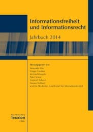 Cover von Informationsfreiheit und Informationsrecht - Jahrbuch 2014