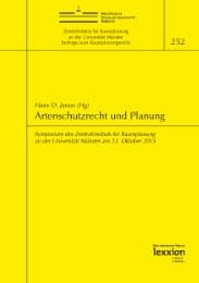 Cover von Artenschutzrecht und Planung