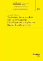 Cover von Territorialer Zusammenhalt und Daseinsvorsorge - Grundlagen des europäischen Raumentwicklungsrechts