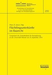 Cover von Flüchtlingsunterkünfte im Baurecht