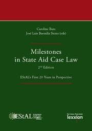 Cover von Milestones in State Aid Case Law - 2nd Edition