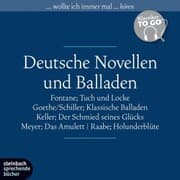 Cover von Deutsche Novellen - Ausgewählte Novellen und Balladen (Ungekürzt)