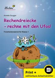 Cover von Rechendreiecke - rechne mit den Ufos!