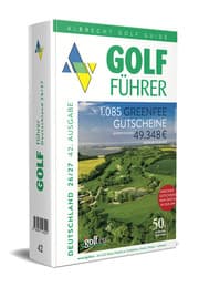 Cover von Albrecht Golf Führer Deutschland 2026/27