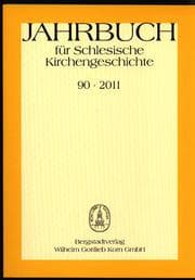 Cover von Jahrbuch für Schlesische Kirchengeschichte 90/2011