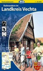 Cover von Radwanderkarte BVA Radwandern im Landkreis Vechta 1:50.000, reiß- und wetterfest, GPS-Tracks Download