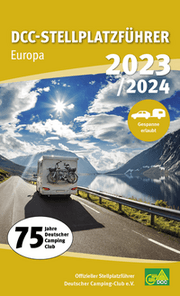 Cover von DCC-Stellplatzführer Europe 2023/24