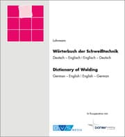 Cover von Wörterbuch Schweißtechnik