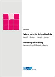 Cover von Wörterbuch Schweißtechnik