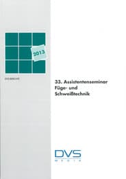 Cover von 33. Assistentenseminar Füge- und Schweißtechnik