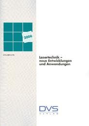 Cover von Lasertechnik - neue Entwicklungen und Anwendungen