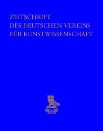 Cover von Zeitschrift des Deutschen Vereins für Kunstwissenschaft 67