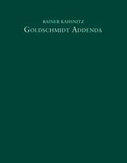 Cover von Goldschmidt Addenda
