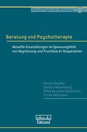 Cover von Beratung und Psychotherapie