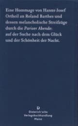 Cover von Die Pariser Abende des Roland Barthes