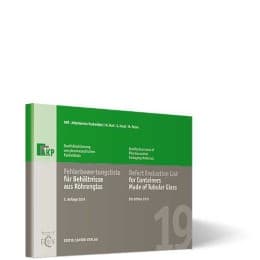 Cover von Fehlerbewertungsliste für Behältnisse aus Röhrenglas/Defect Evaluation List for Containers Made of Tubular Glass