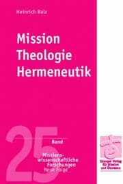 Cover von Mission, Theologie, Hermeneutik