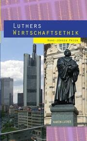 Cover von Luthers Wirtschaftsethik