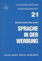Cover von Sprache in der Werbung