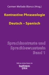 Cover von Kontrastive Phraseologie Deutsch - Spanisch