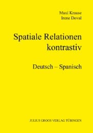 Cover von Spatiale Relationen - kontrastiv (Deutsch - Spanisch)