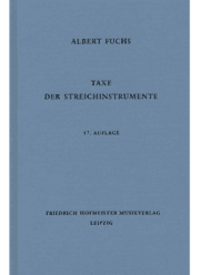 Cover von Taxe der Streichinstrumente