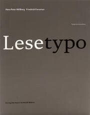Cover von Lesetypografie