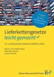 Cover von Lieferkettengesetze - leicht gemacht