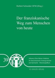 Cover von Der franziskanische Weg zum Menschen von heute